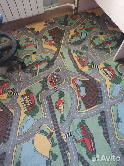 Ковер детский с дорогами
