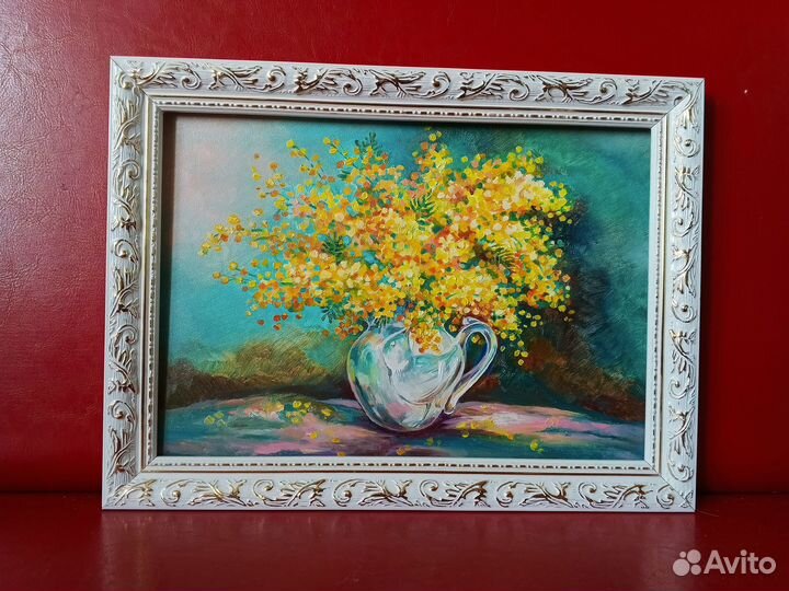 Картина Букет мимозы