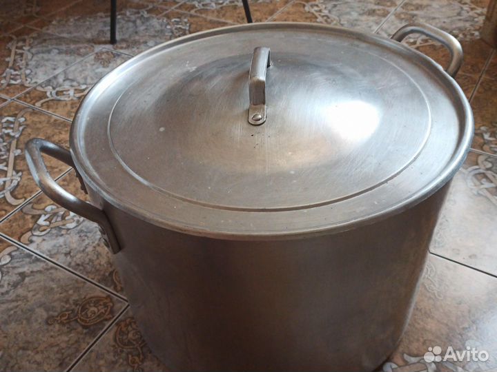 Кастрюля алюминиевая 50 литров бу