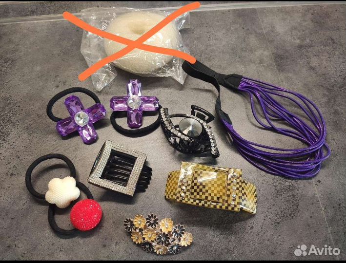 Резинки, ободок, крабик для волос