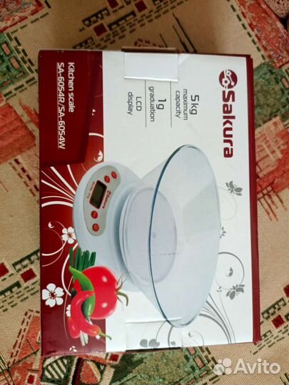 Весы кухонные электронные новые