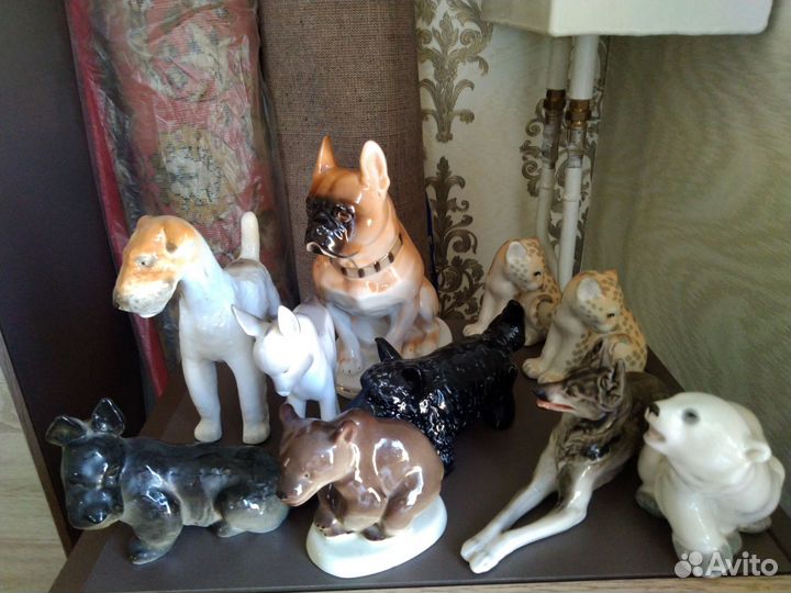 Фарфоровые статуэтки СССР набор 3 штуки