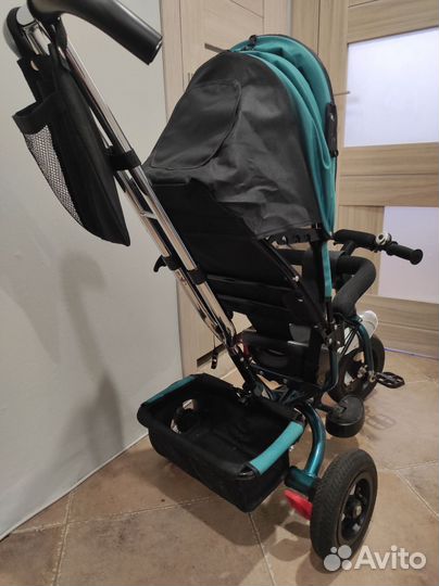 Детский трёхколёсный велосипед с ручкой