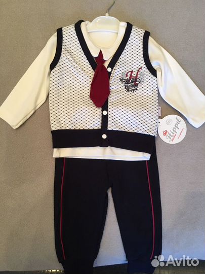 Костюм тройка новый детский