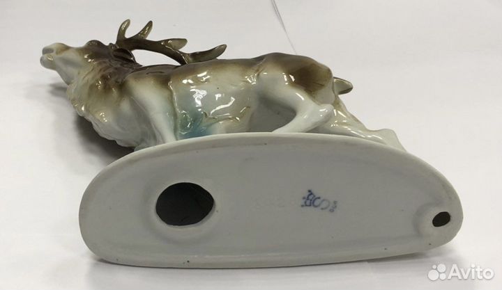 Олень Лось Фарфор Германия