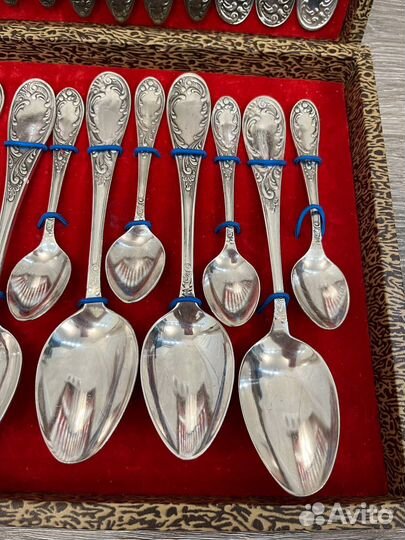 Набор столовых приборов мельхиор СССР