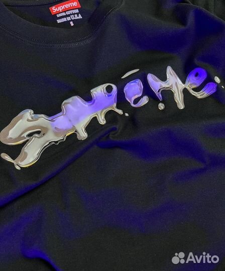 Футболка supreme черная