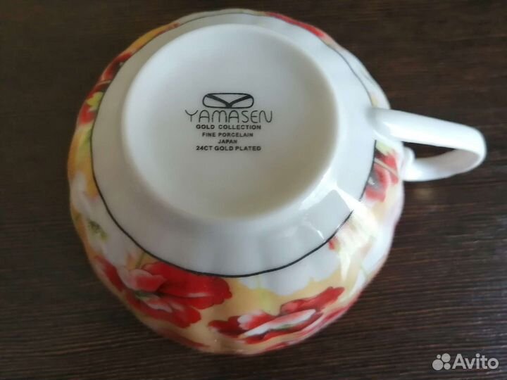 Блюдца кружка маки Yamasen Япония