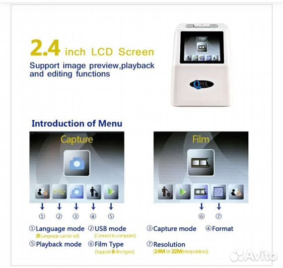 Сканер для фотопленки