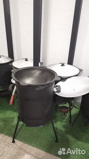 Печь под казан с зольником 2мм усиленная