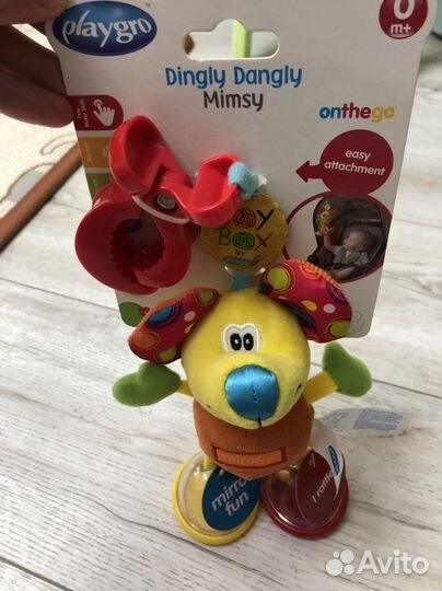 Погремушки Playgro, Жирафики, Мякиши новые