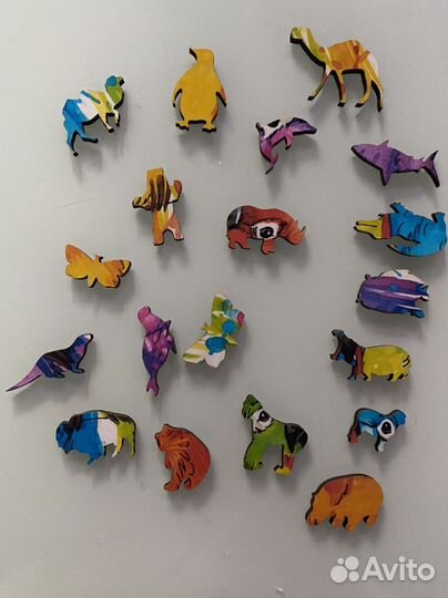 Деревянные пазлы для детей и взрослых