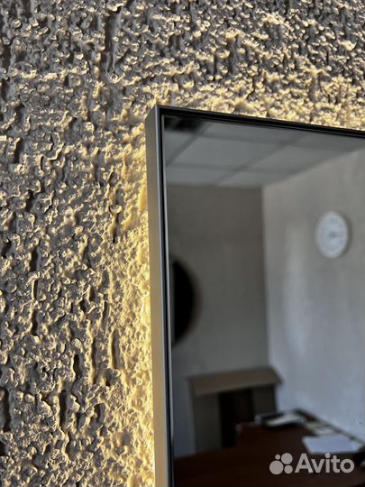 Зеркало с LED подсветкой в металлической раме