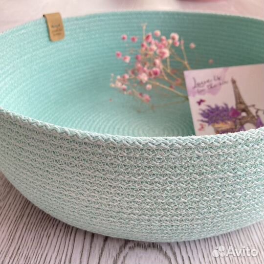 Корзинка из джута