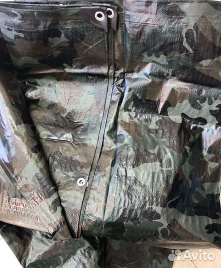 Тент укрывной камуфляж люверсы