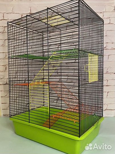 Клетка для грызунов и другие аксессуары. Новые