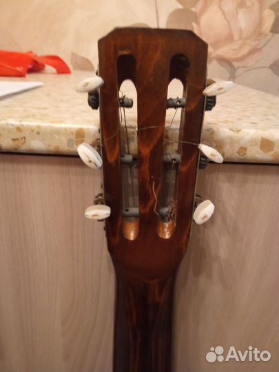 Гитара шестиструнная СССР Ленинград 1974г