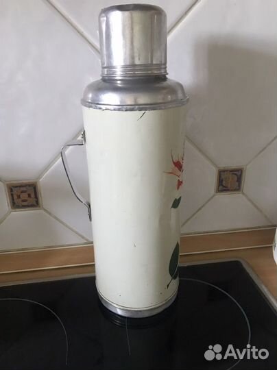 Термос со стеклянной колбой СССР