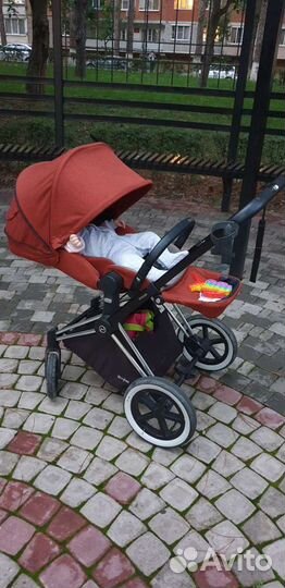 Прогулочная коляска б/у cybex в идеале