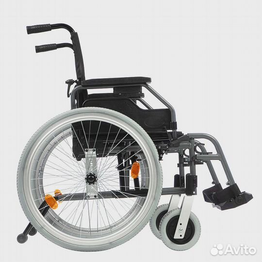 Механическая коляска Delux 590, кресло каталка