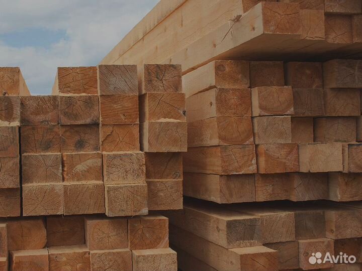 Брус из лиственницы для загородных построек