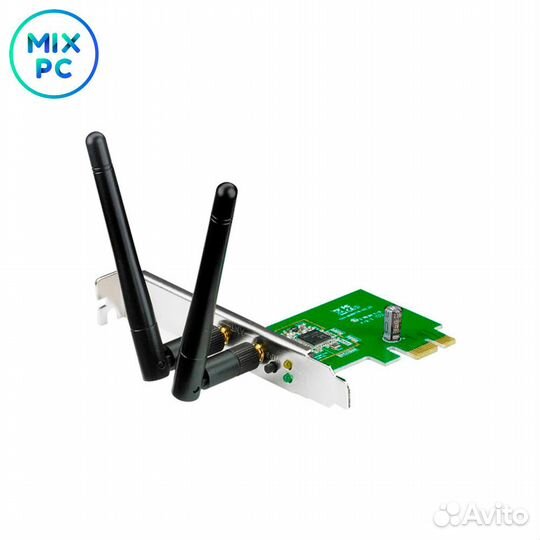 Адаптер Wi-Fi asus PCE-N15 WiFi PCI-E 300 Мбит/с