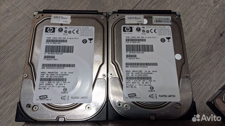 Жесткие диски ST3300657SS, MBA3073RC, ST336807FC