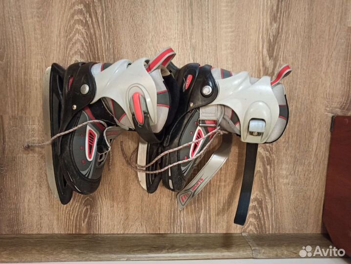 Коньки хоккейные детские раздвижные