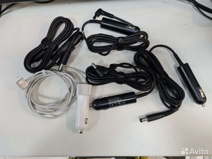 Автомобильные зарядки для ноутбуков Apple Lenovo