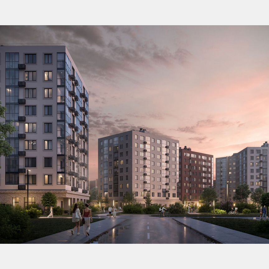 2-к. квартира, 48,8 м², 2/13 эт.