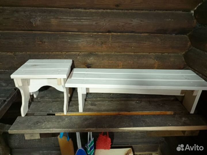 Деревянные лавки