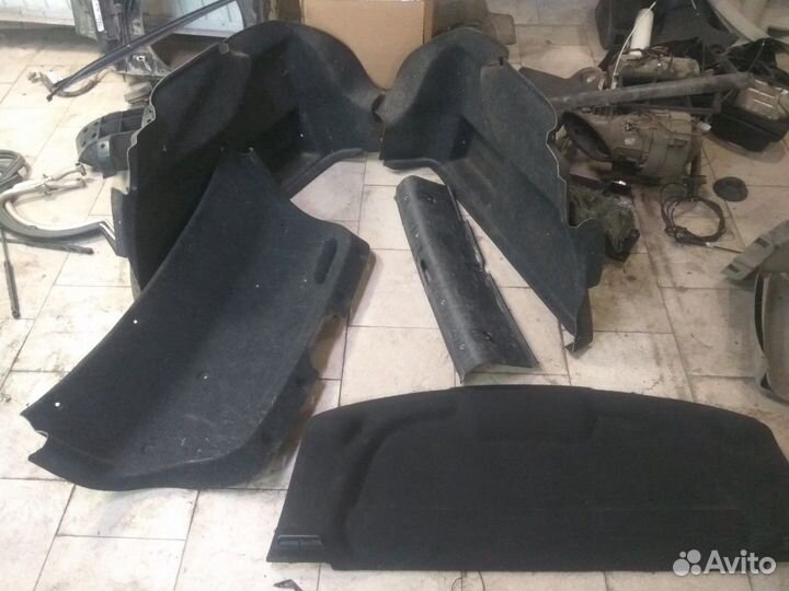 Обшивка багажника полка Пежо 206