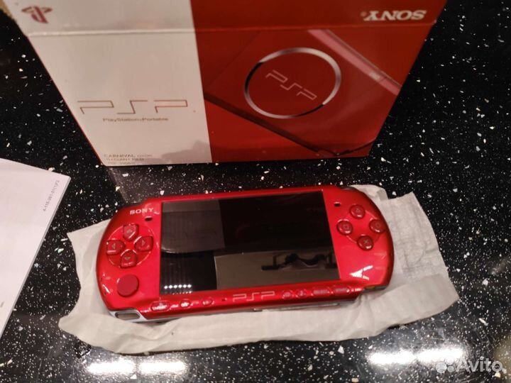 Sony PSP 3008 новая из коробки, по 6.60. Красная