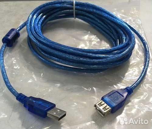 Кабель Fumiko USB 2.0 удлинитель AM/AF 5 м