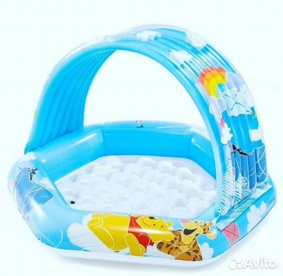 Надувной бассейн с крышей