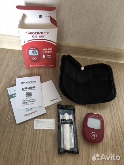 Глюкометр измеритель сахара в крови Sinocare