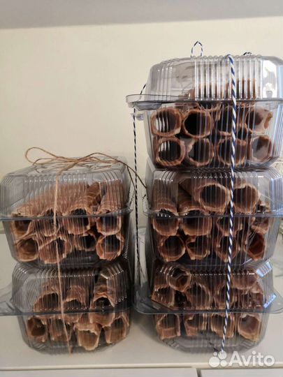 Вафельные трубочки по советскому рецепту