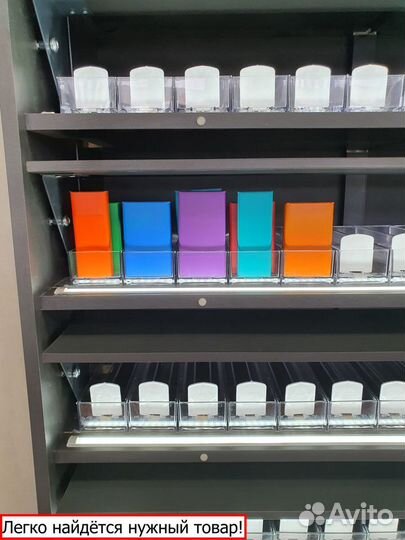 Шкаф для сигарет на 84 вида с накопителем свет