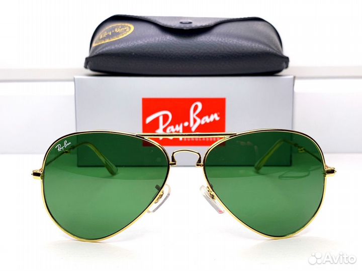 Очки Ray Ban Aviator Folding 3479 Зеленые