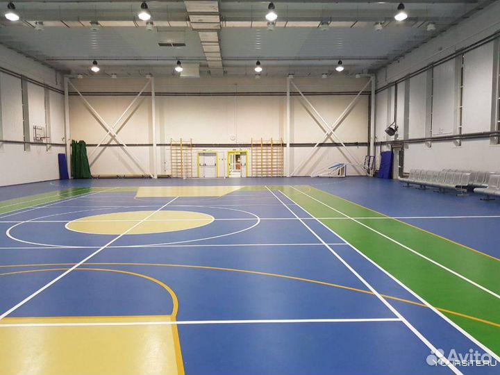 Нанесение спортивной разметки