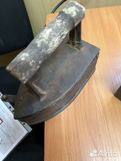 Утюг старинный угольный СССР 1930-50 годы