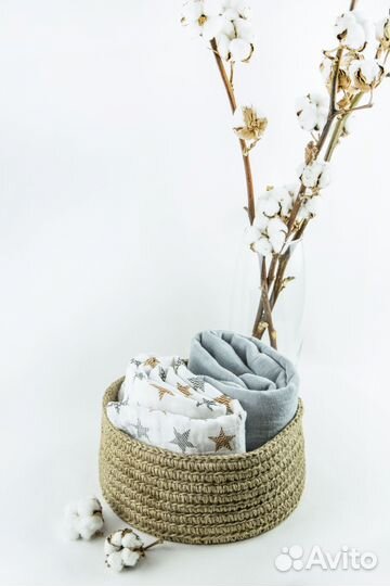 Пелёнки из муслина для самых маленьких )