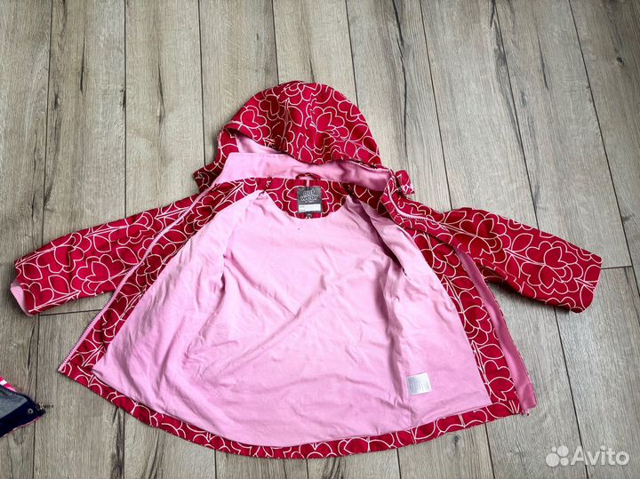 Куртка и ветровка на девочку, рост 122