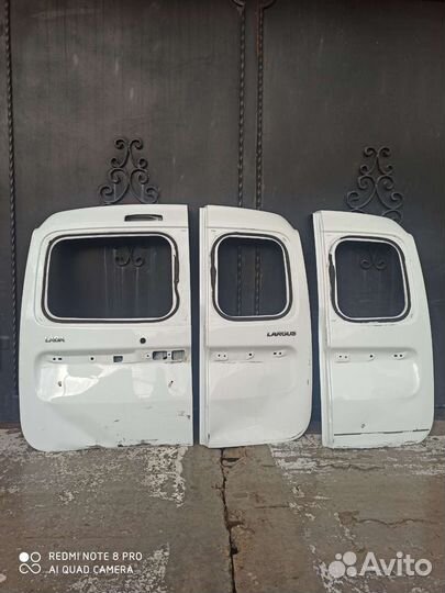 Двери багажника левая правая Largus, оригинал, б/у