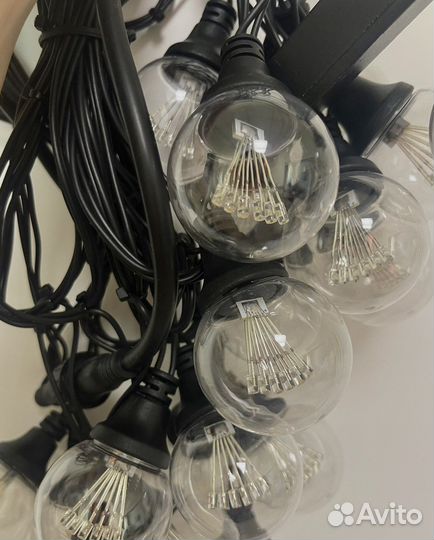 Гирлянда уличная с стиле ретро