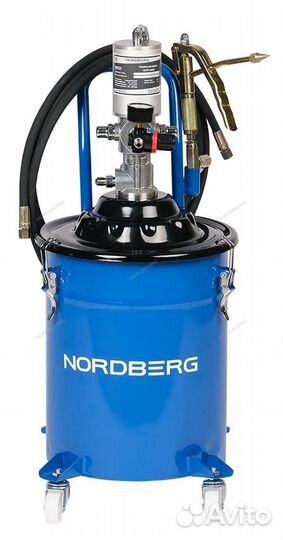 Пневмоустановка/густых смазок.20 л.nordberg NO5020