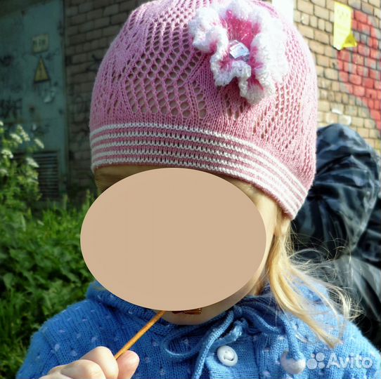 Шапочки на лето на возраст 1-2 года