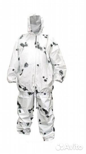 Маскхалат зимний белый и клякса / Цена от 10 штук