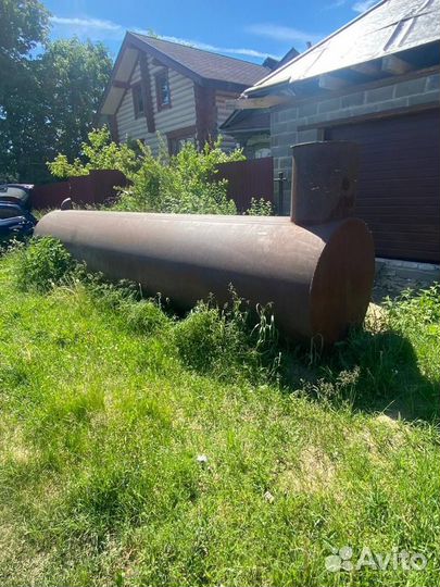 Бочка металлическая, септик