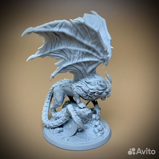 3d фигурка монстр Мантикора